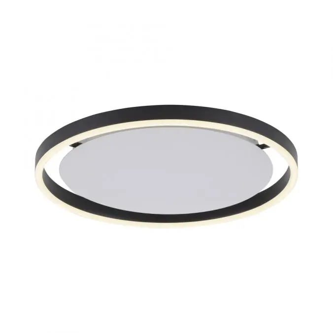 LED Deckenleuchte anthrazit rund Ø40cm dimmbar Switchmo warmweiß Nur Heute