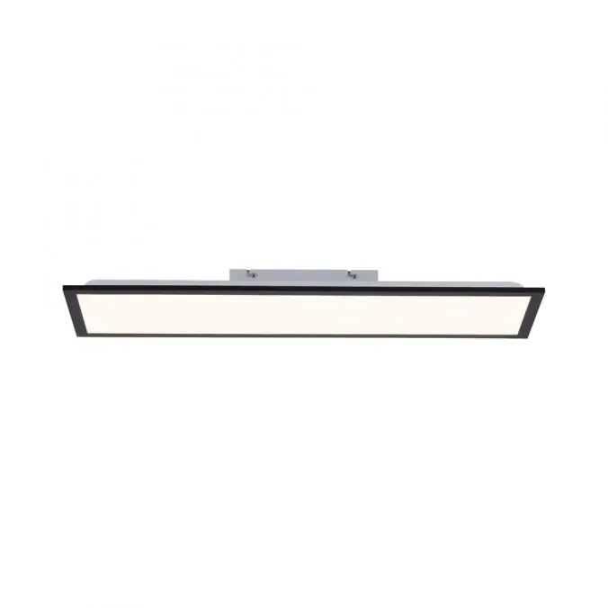 Direkt Vom Hersteller LED Deckenleuchte schwarz rechteckig 80x25cm flach warmweiß energiesparend