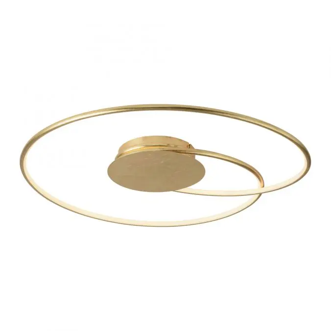 LED Deckenleuchte gold dimmbar Tronicdimmer warmweiß Innenleuchte Ausverkauf