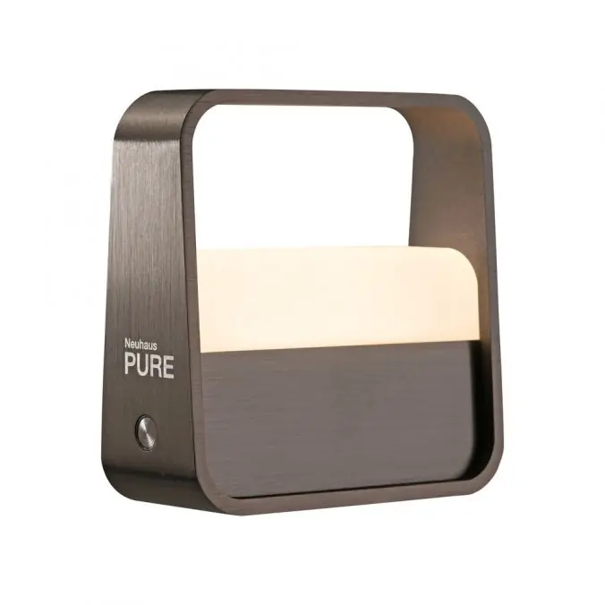 Ausverkauf Neuhaus PURE® Akku Tischleuchte Pure Go, dark-metal brown