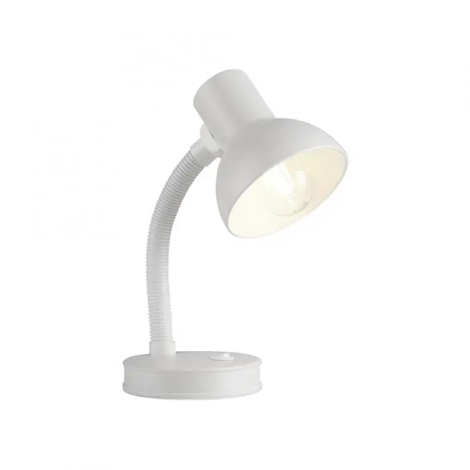 LED Tischleuchte weiß Beistellampe mit Schalter Schreibtisch Nachttisch Must-Have