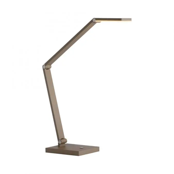 LED Tischleuchte SAMSKY, bronce, dimmbar, Touchdimmer, höhenverstellbar, Memoryfunktion Nur Heute